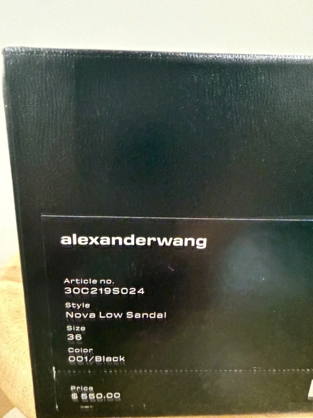 Alexander Wang Black Clear-Strap Studded Slide Sandal